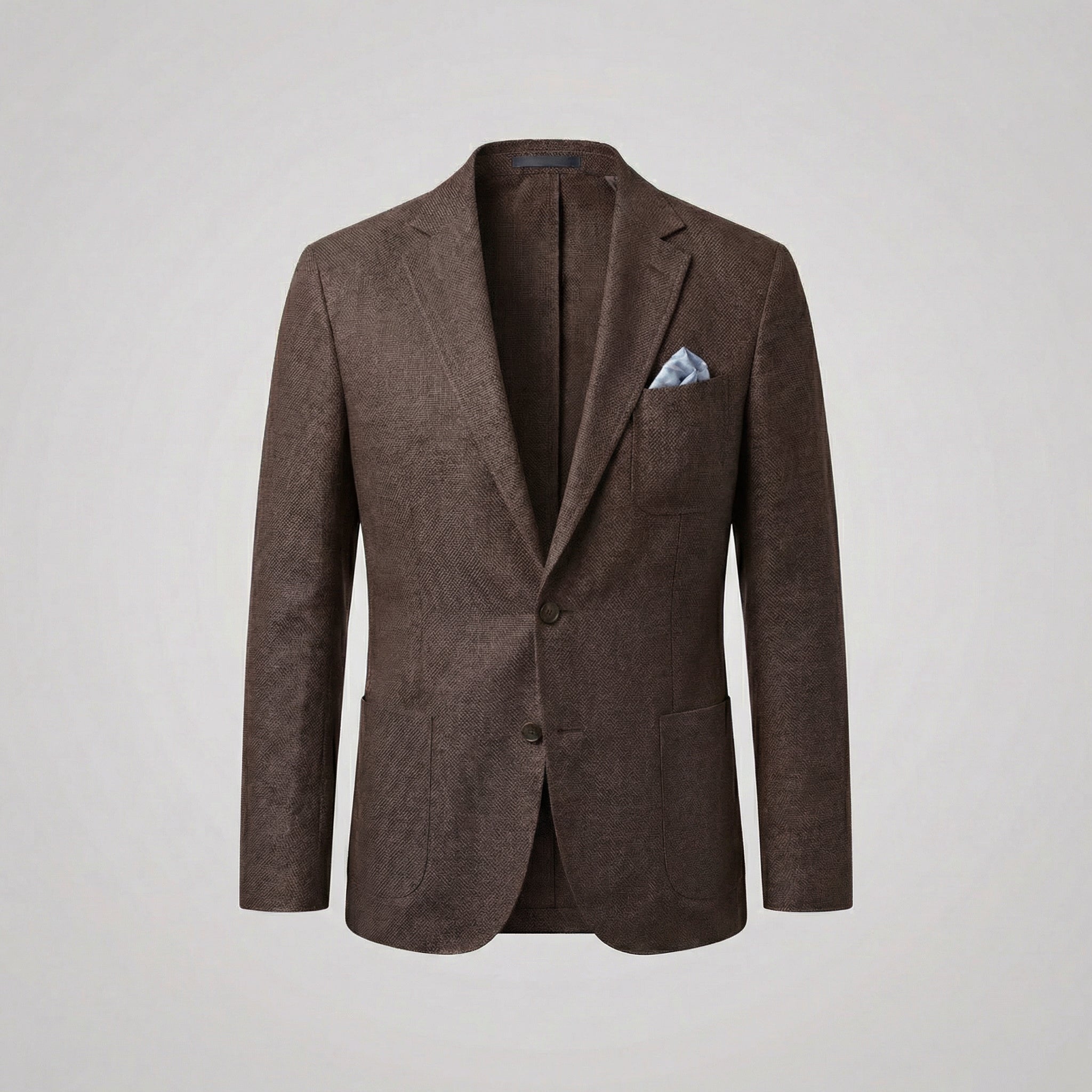 Men's Linen Blazer Unstructured Notch Lapel Lightweight Casual Jacket