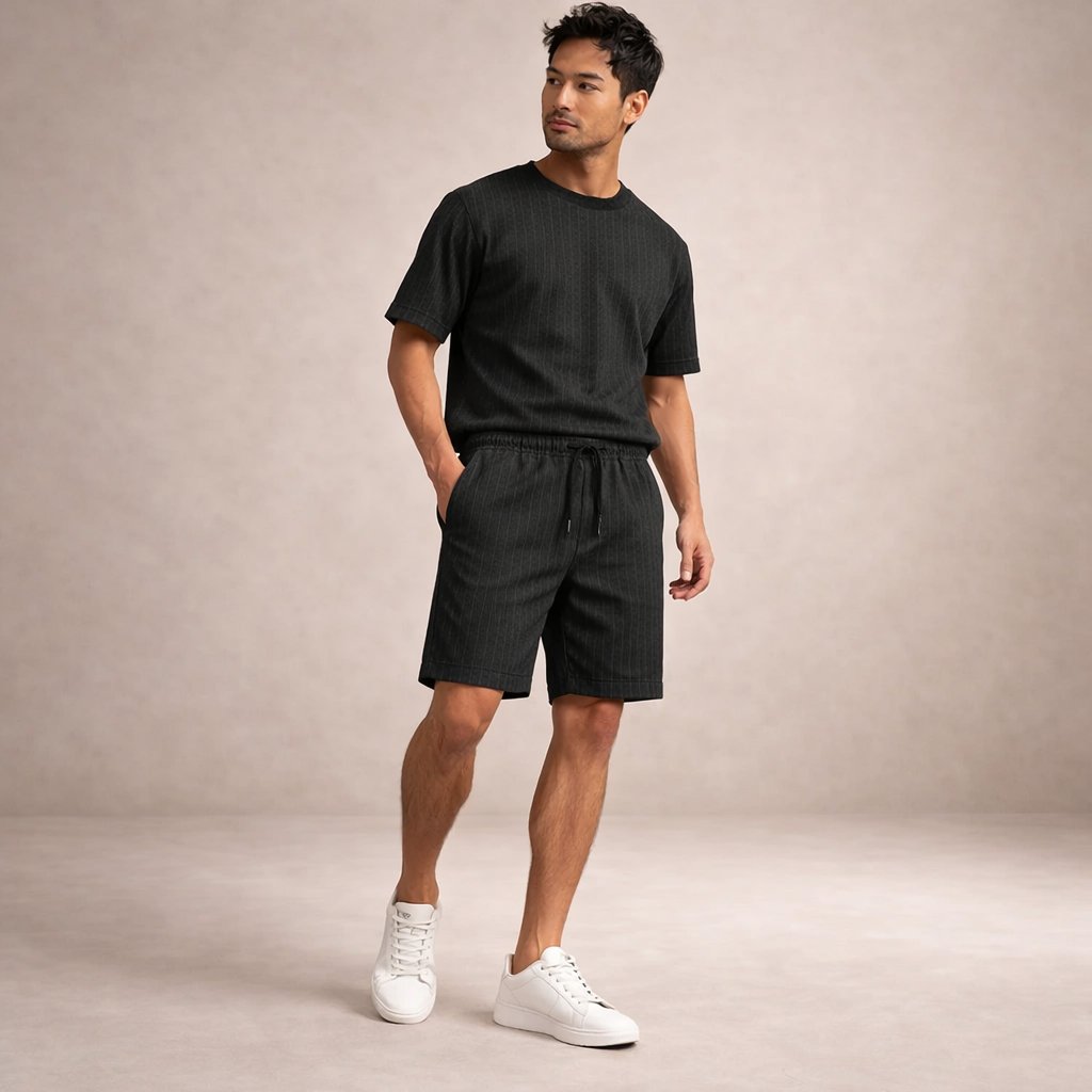 Men's Regular Fit Linen Summer Shorts Breathable Casual