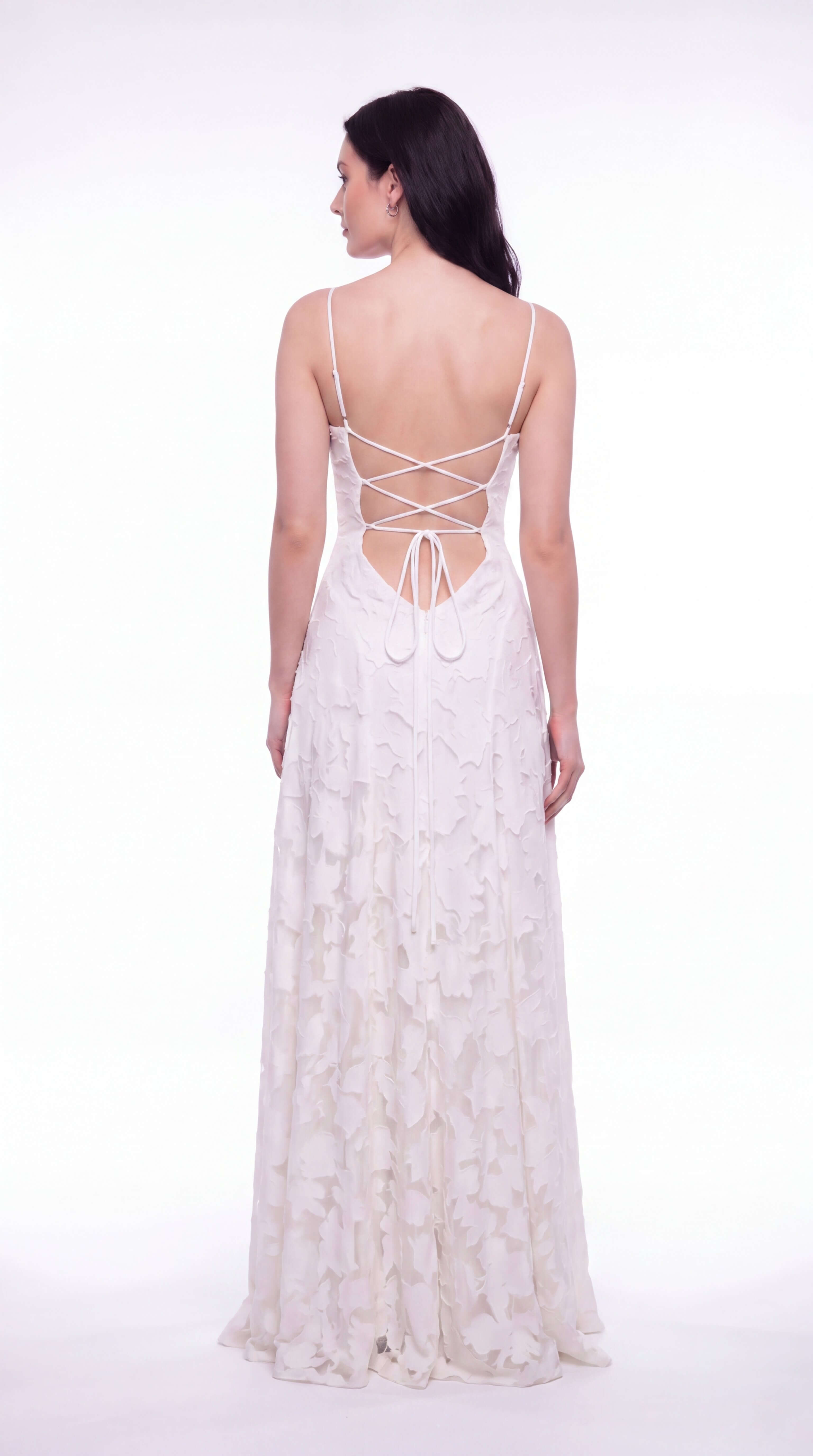 Women's Floral Maxi Dress Thin Straps Wedding Guest Evening Gown