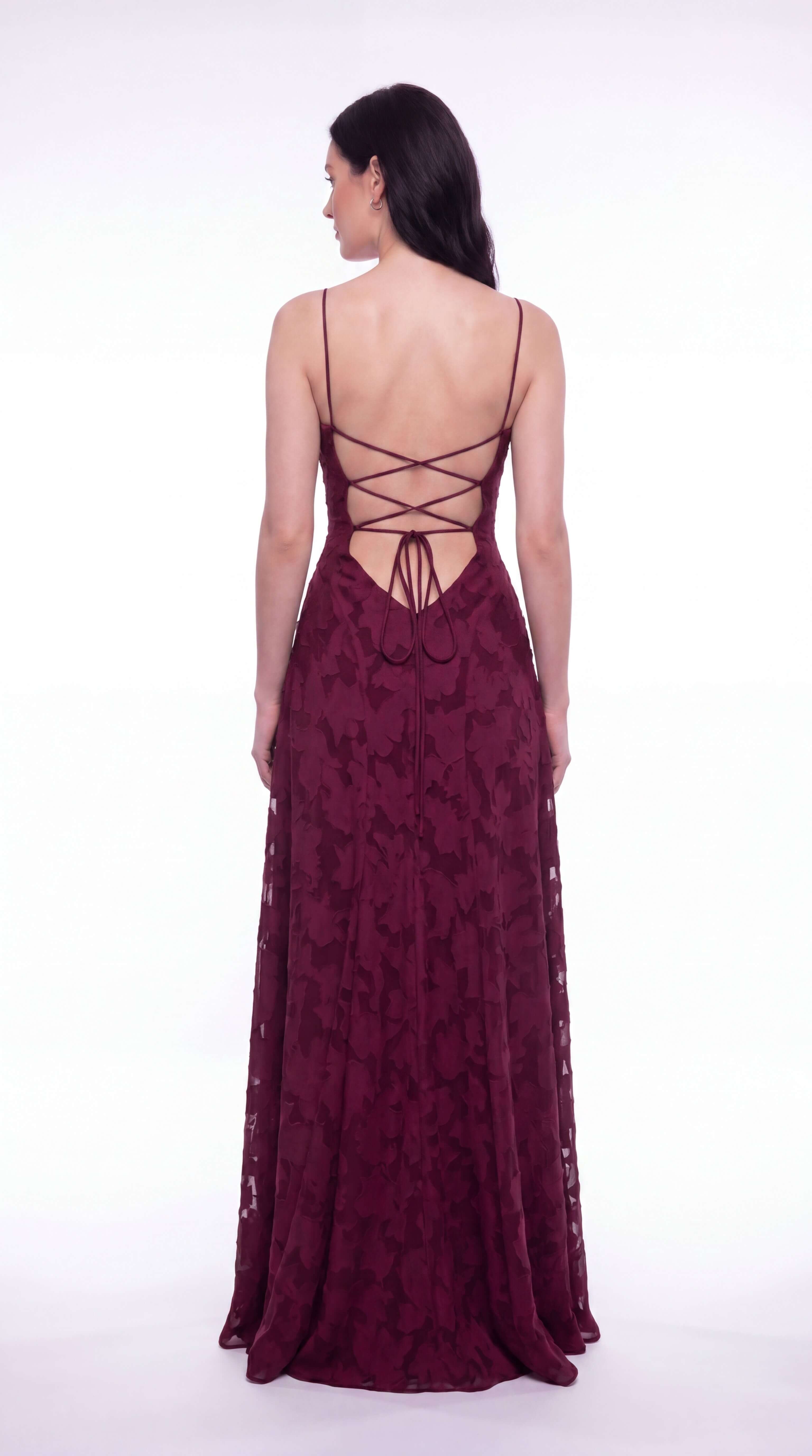 Women's Floral Maxi Dress Thin Straps Wedding Guest Evening Gown