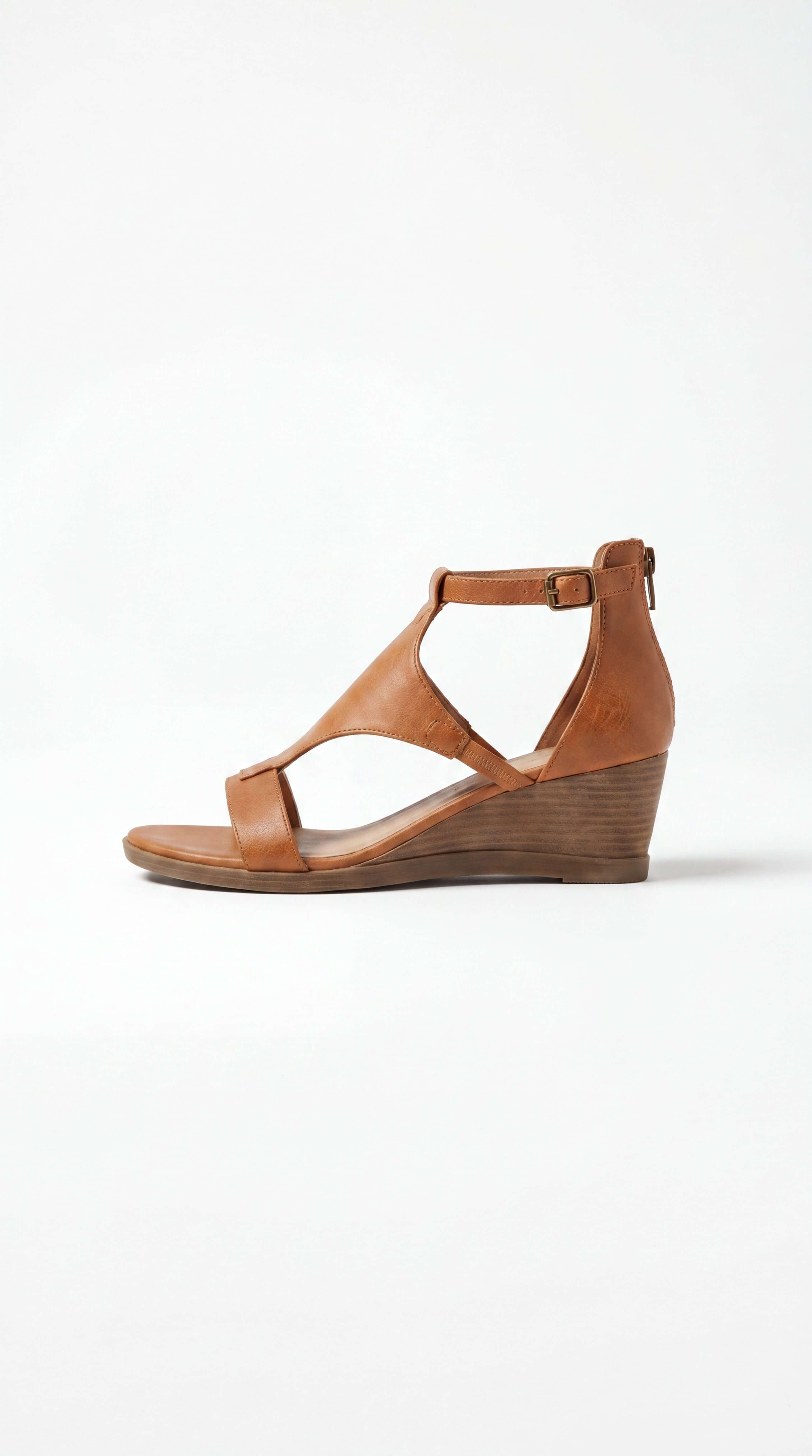 Women's Orthopedic Vegan Leather Sandals Arch Support Walking Comfort