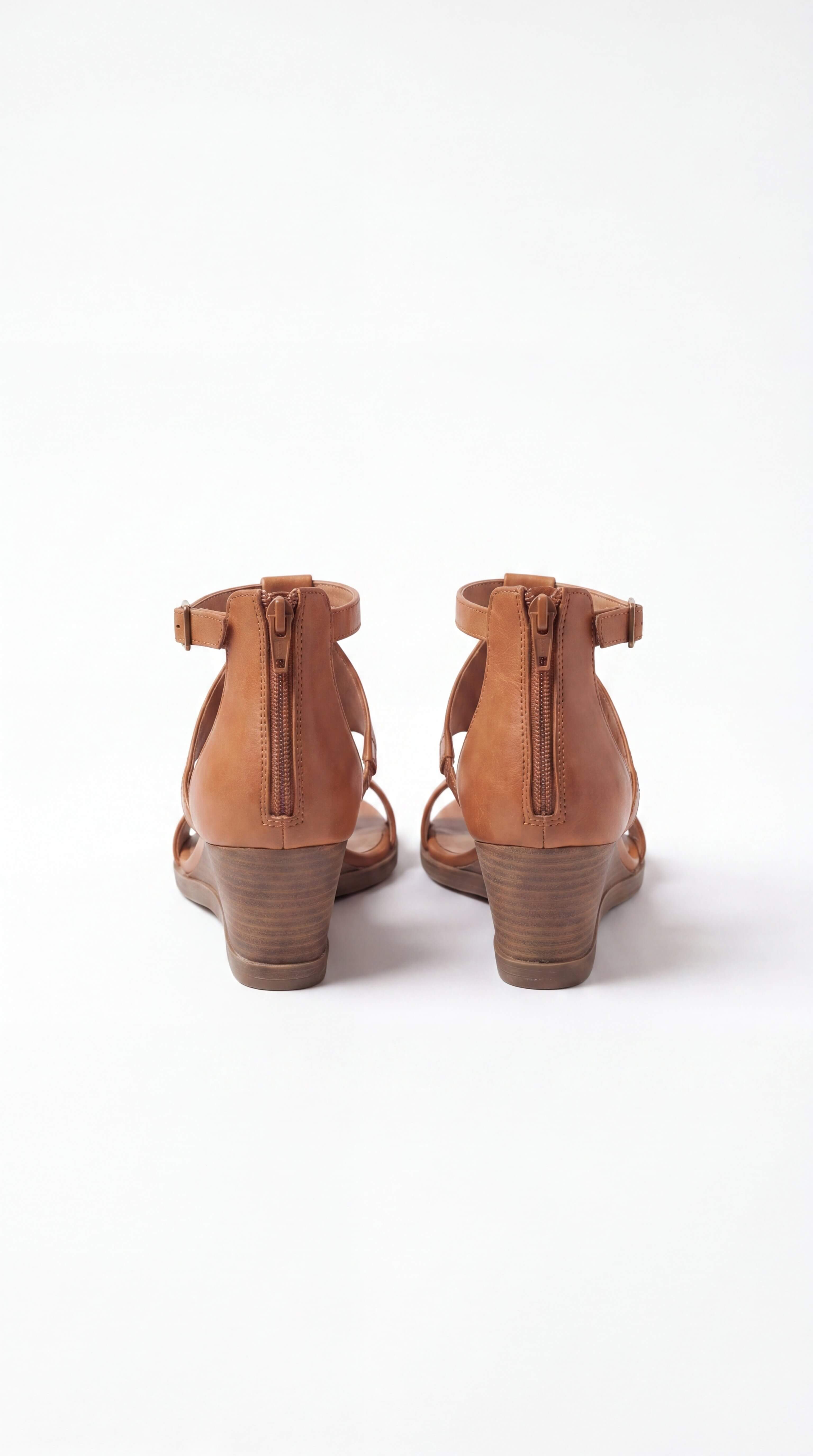 Women's Orthopedic Vegan Leather Sandals Arch Support Walking Comfort