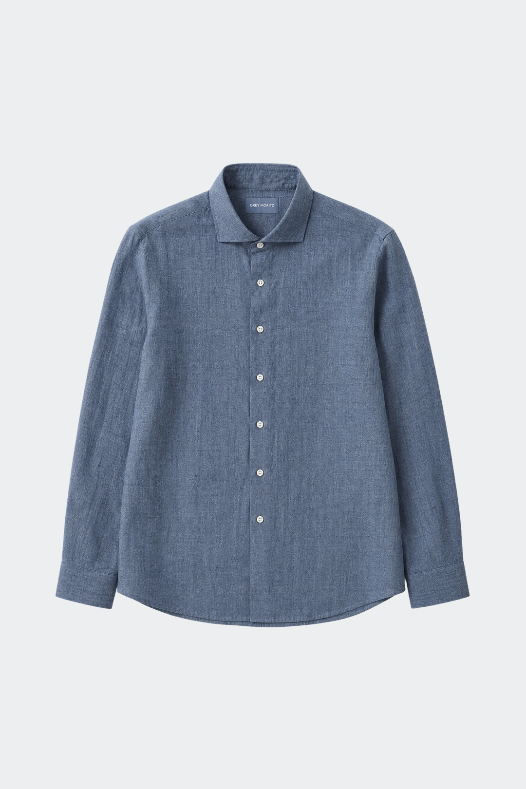 Men's Pure Linen Spread Collar Shirt Relaxed Fit Summer