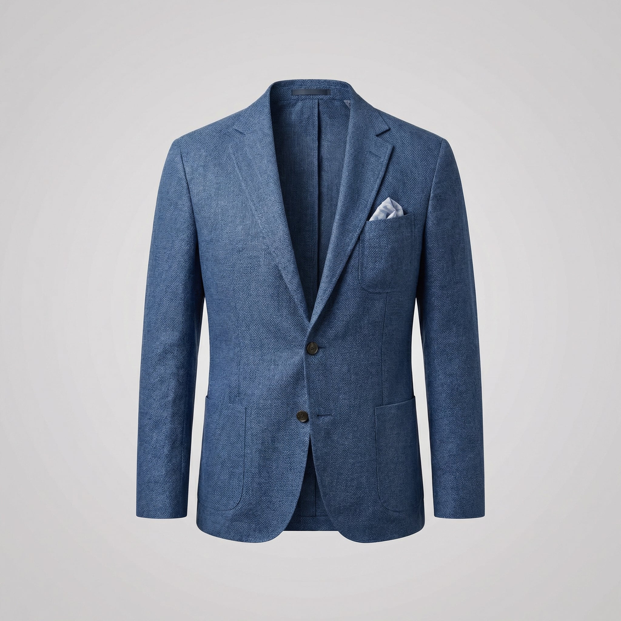 Men's Casual Linen Blazer Lightweight Unstructured Smart Jacket