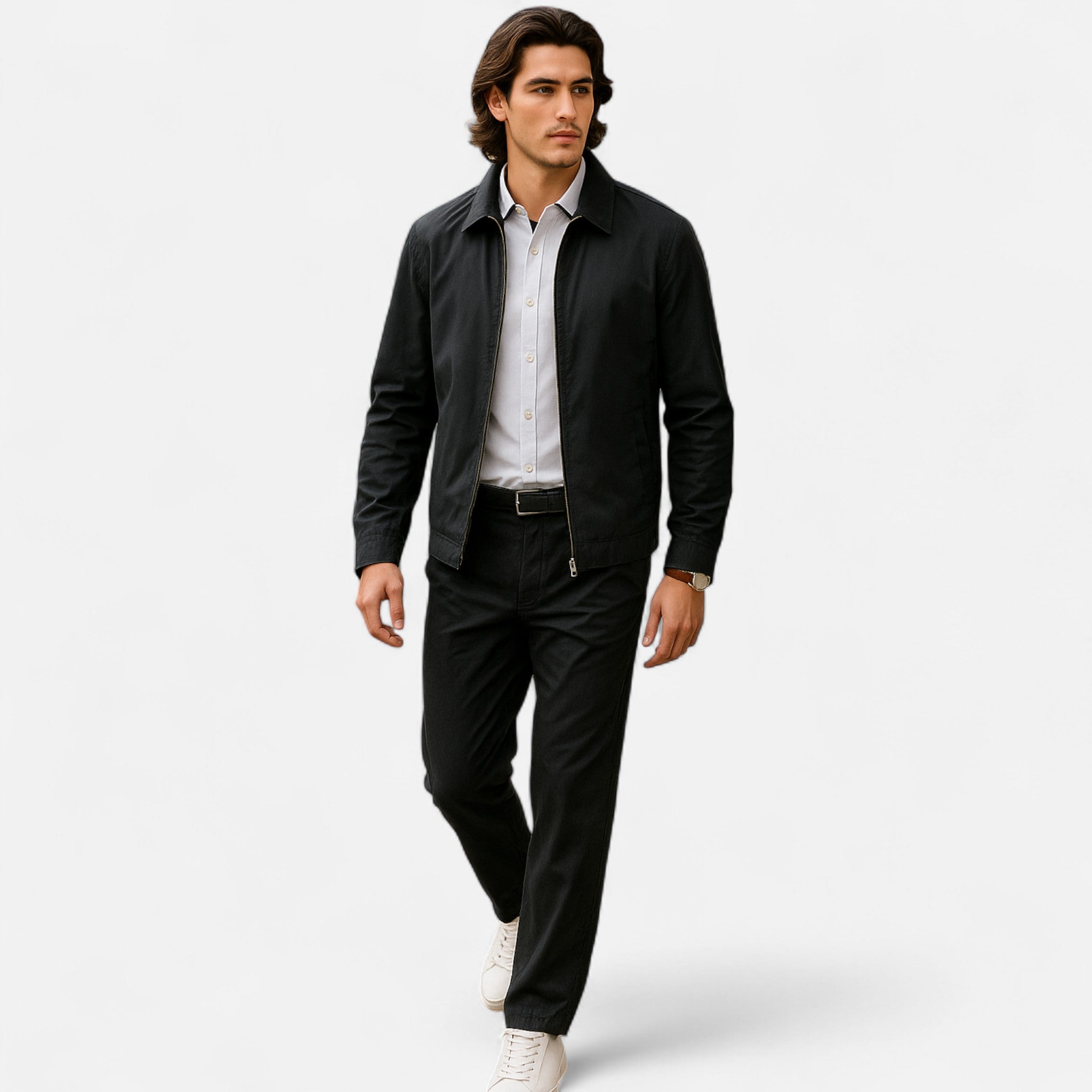 Men's Classic Business Jacket Refined Tailored Cut Smart Formal
