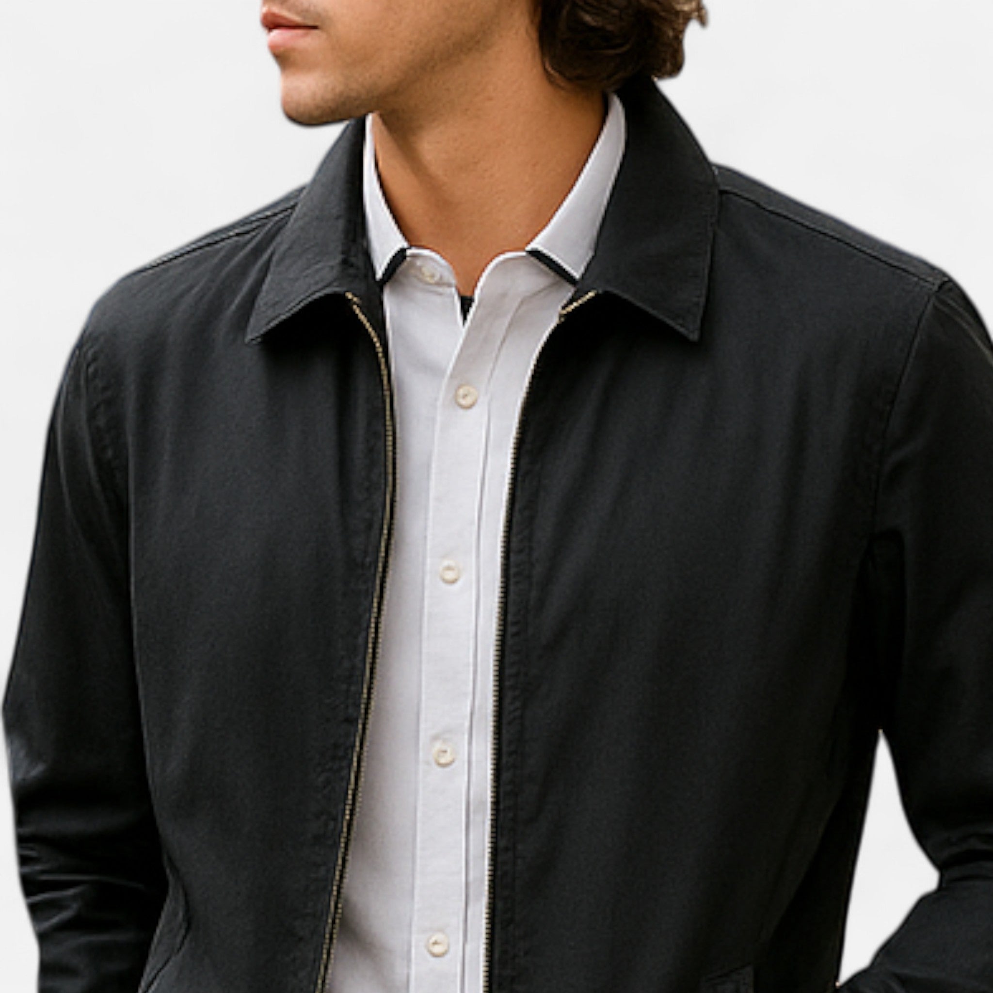 Men's Classic Business Jacket Refined Tailored Cut Smart Formal
