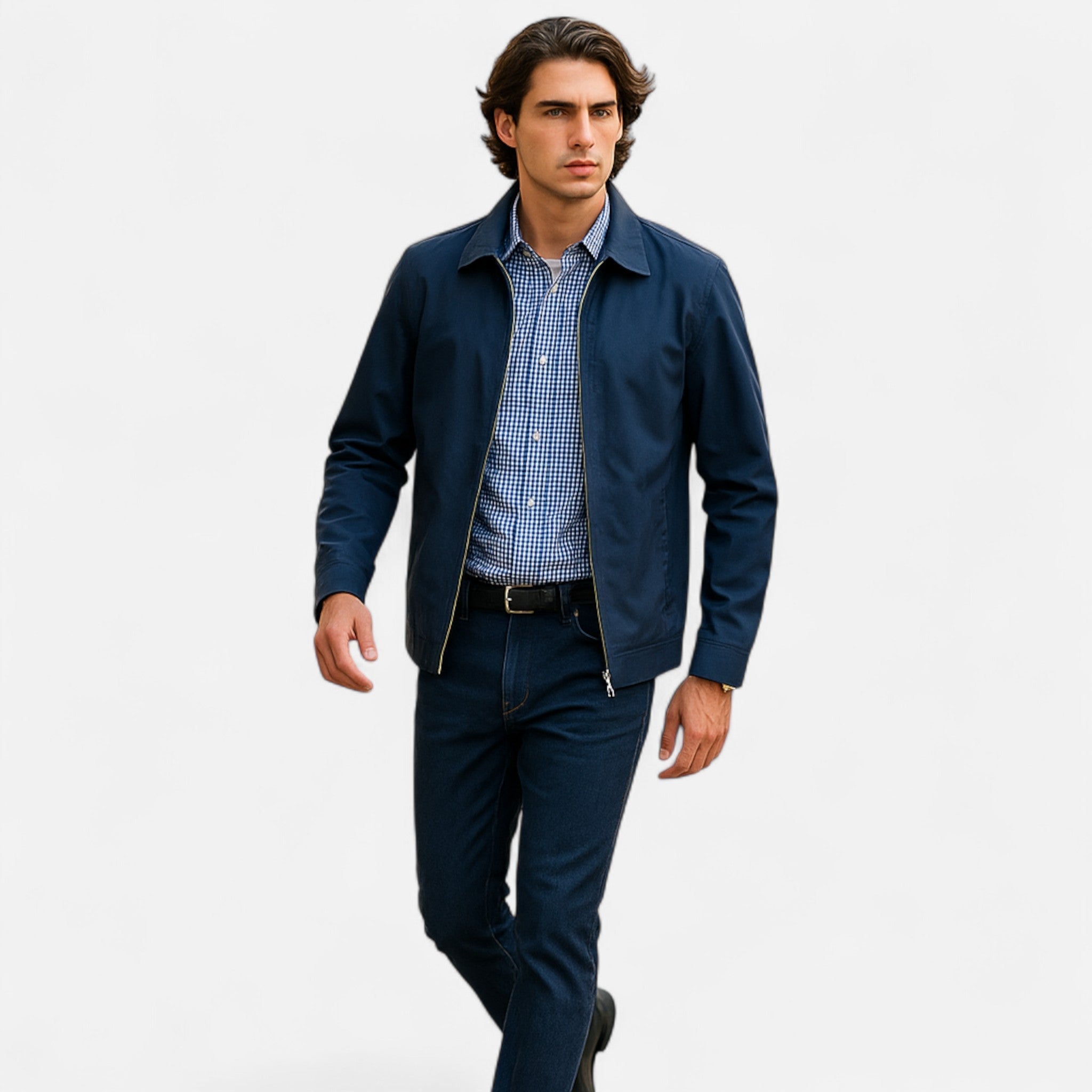 Men's Classic Business Jacket Refined Tailored Cut Smart Formal