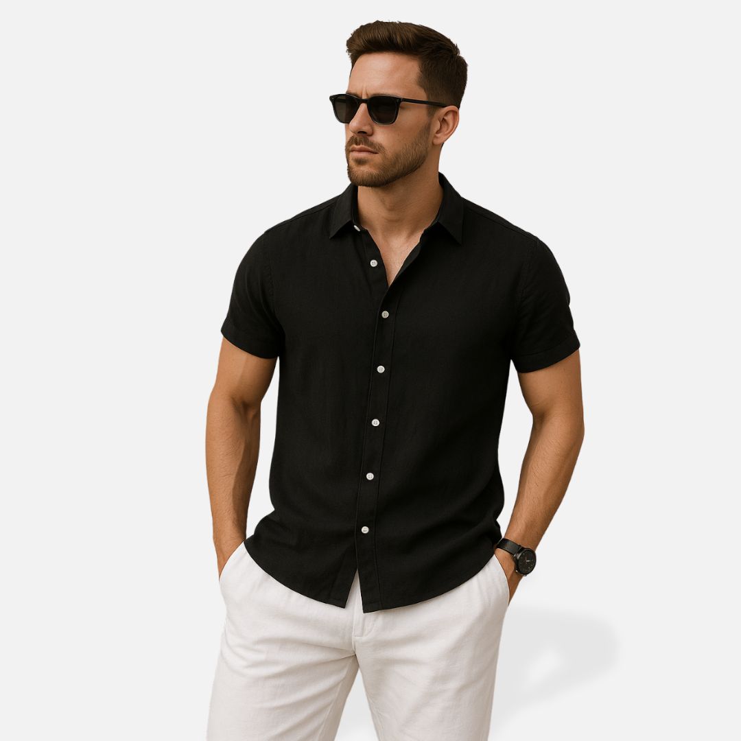 Men's Old Money Relaxed Linen Set for Summer Occasions - 5