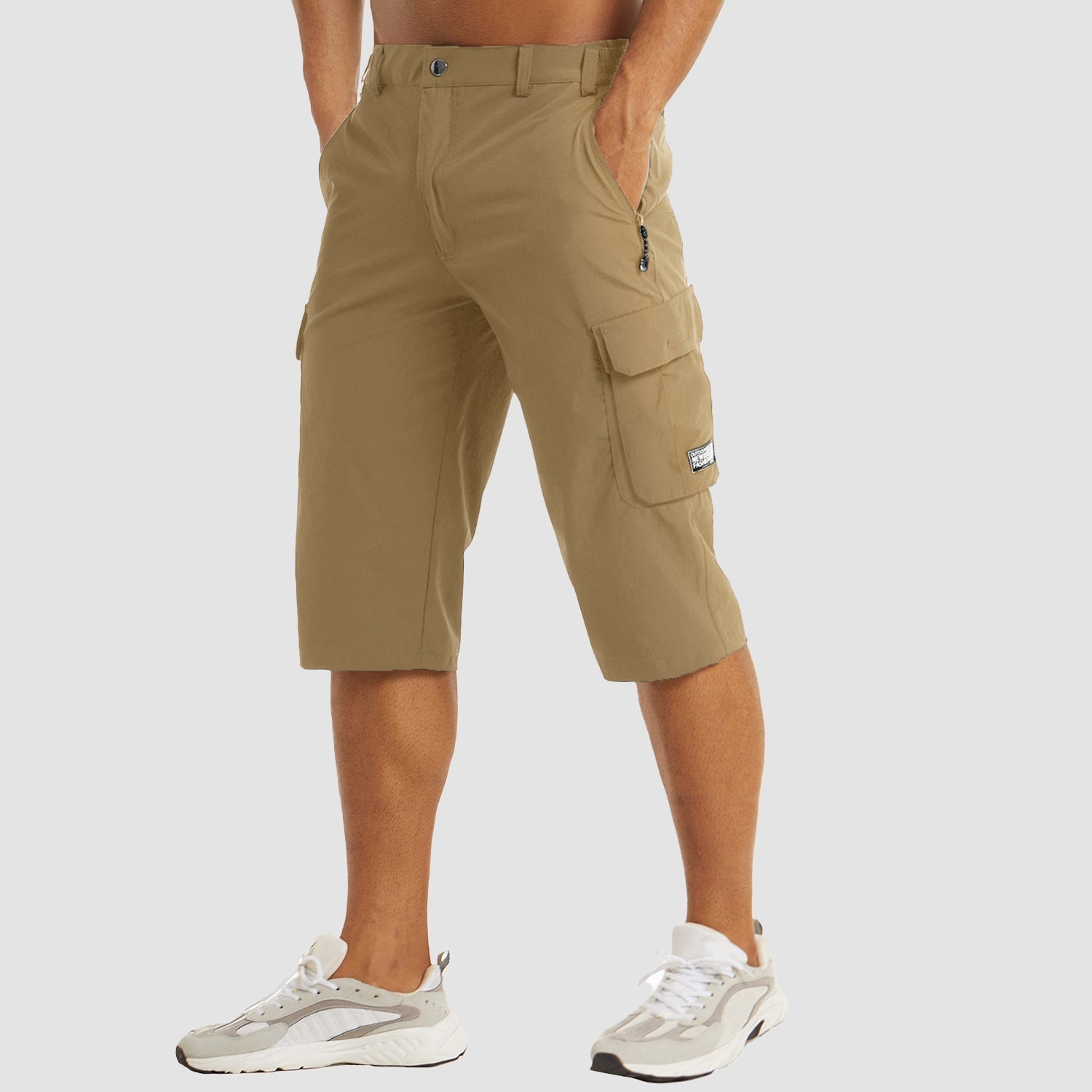 Men's Quick-Drying Multi-Pocket Cargo Shorts for Active Summer Wear