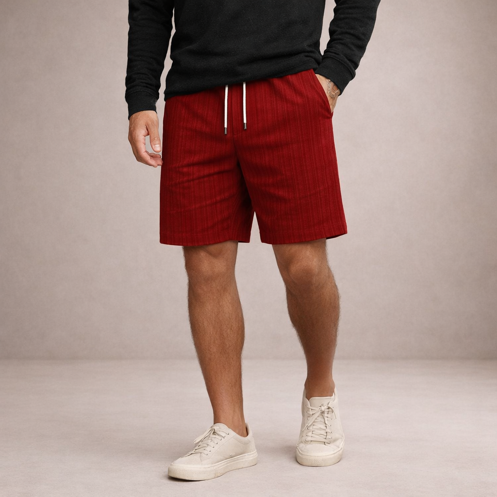 Men's Regular Fit Linen Summer Shorts Breathable Casual
