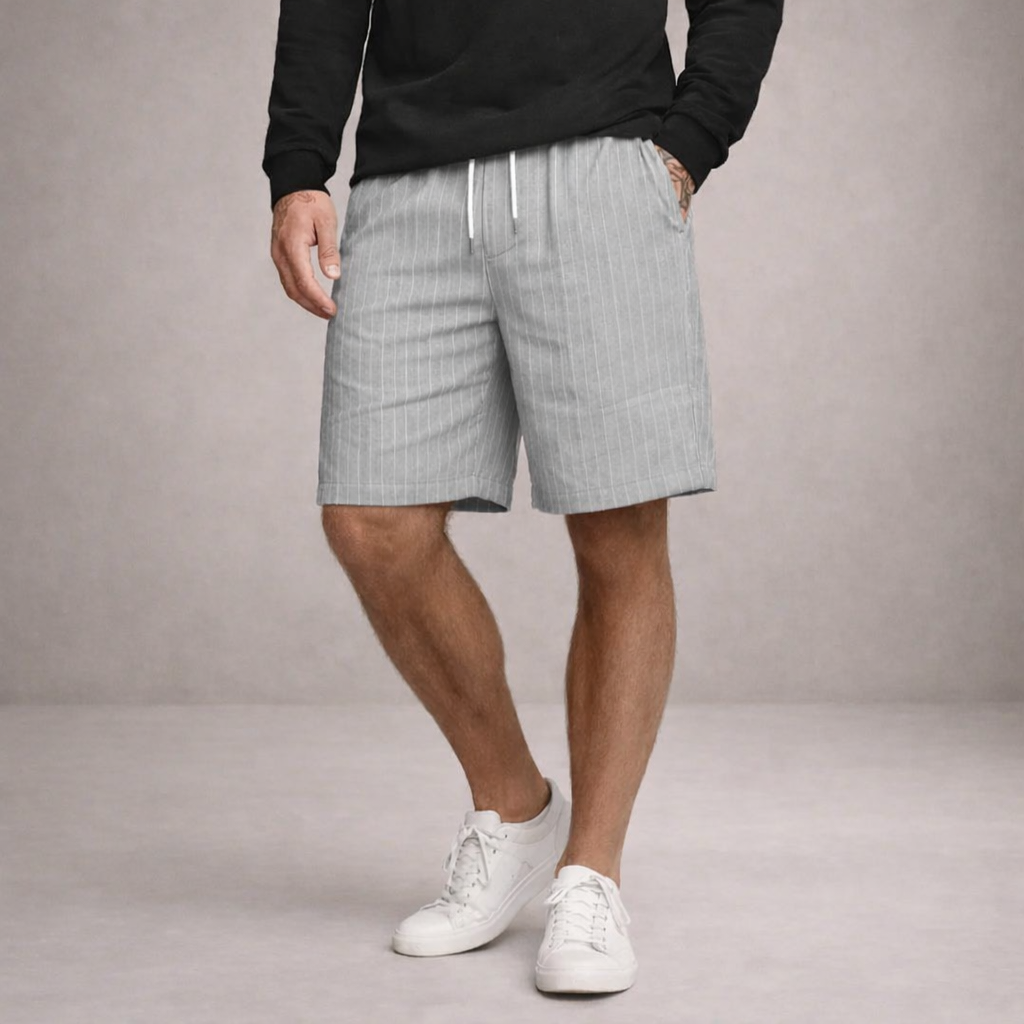 Men's Regular Fit Linen Summer Shorts Breathable Casual