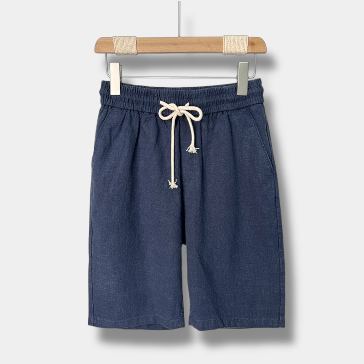 Men's Relaxed Fit Shorts Mid-Rise with Side Pockets