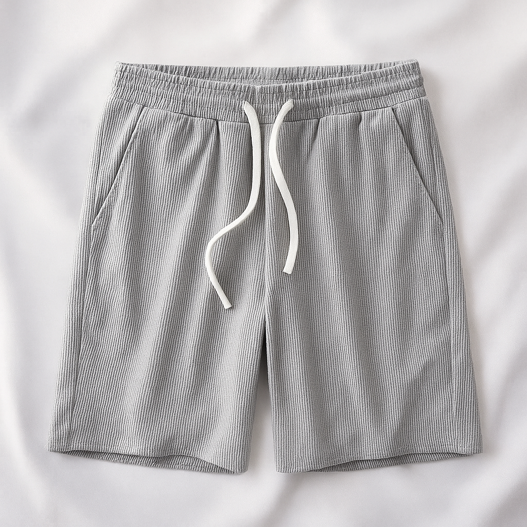 Men's Relaxed Fit Shorts Mid-Rise with Side Pockets