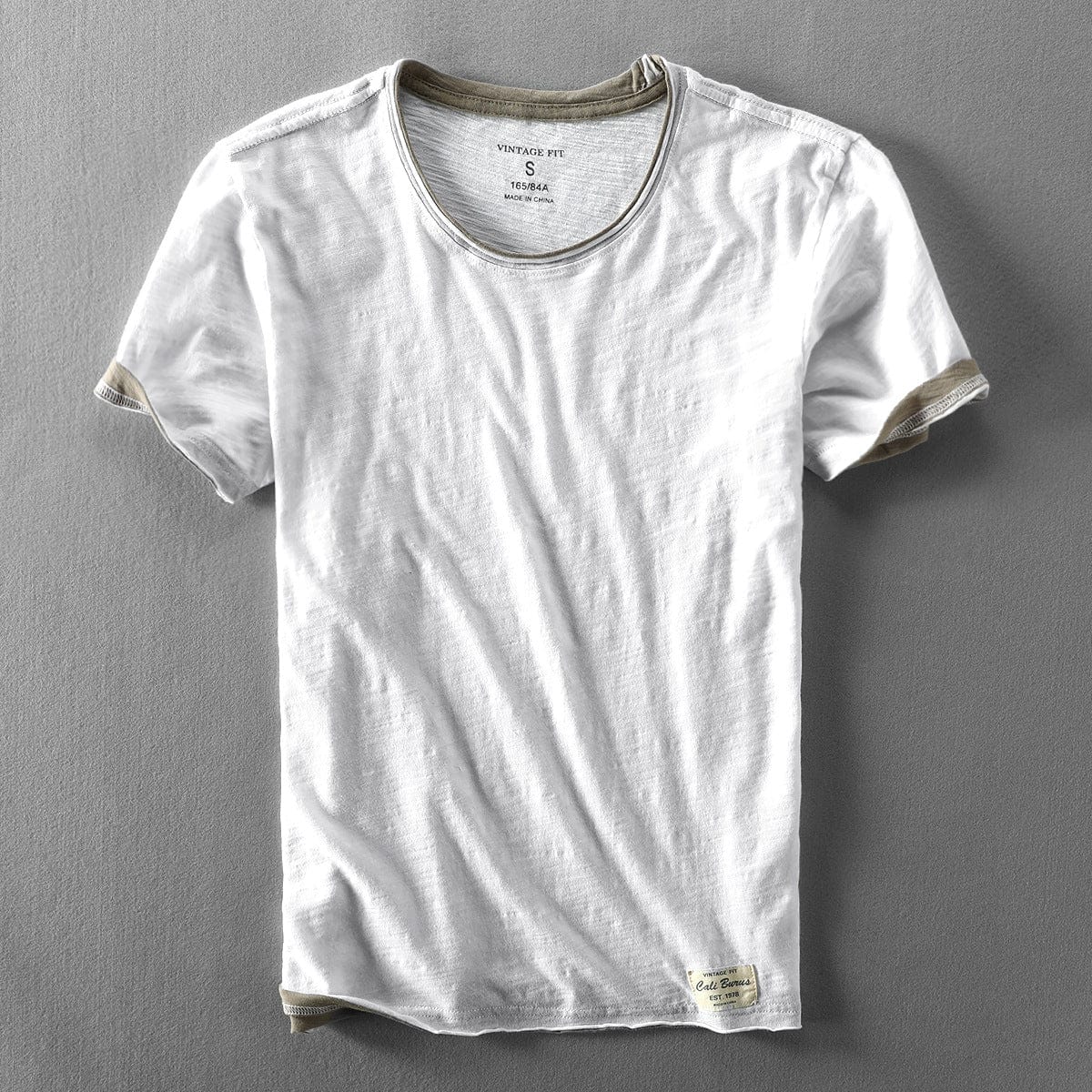 Men's Round Neck Summer T-Shirt Lightweight Breathable Casual Fit