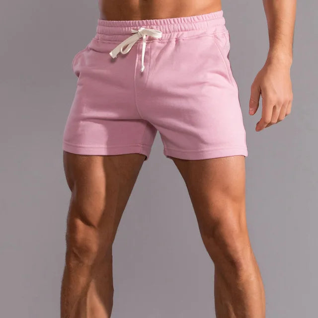 Men's Slim Fit Jogger Shorts Soft Weave