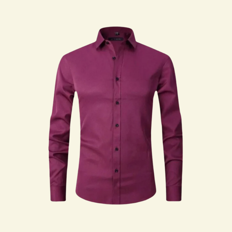 Men's Smart Casual Shirt with Contrast Button Detail