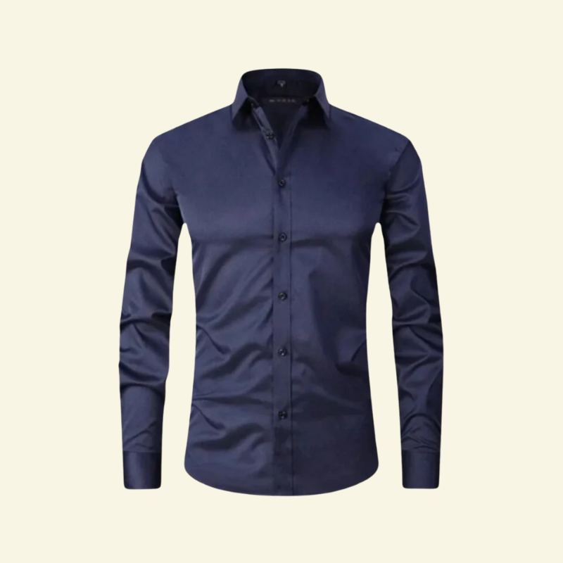 Men's Smart Casual Shirt with Contrast Button Detail