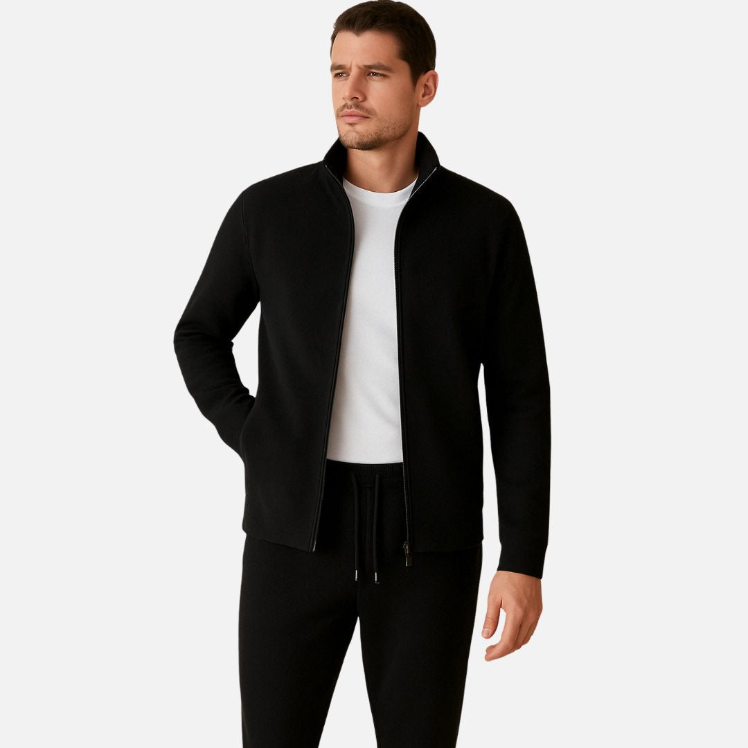 Men's Smart Dress Tracksuit Set for Polished Casual Occasions - 1