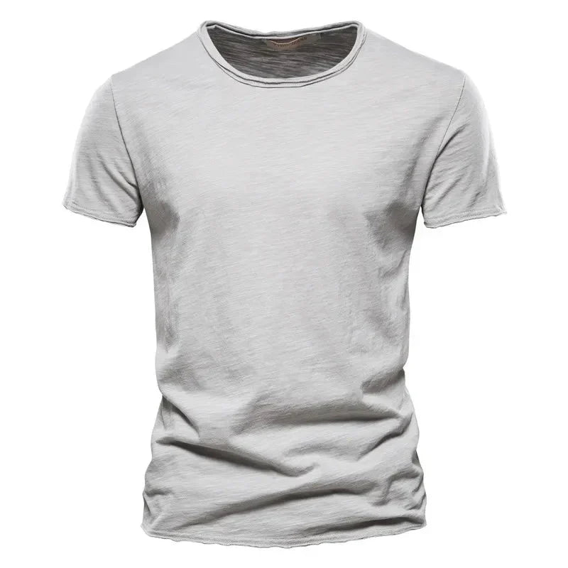 Men's Soft Cotton T-Shirt Lightweight Relaxed Fit Everyday Casual
