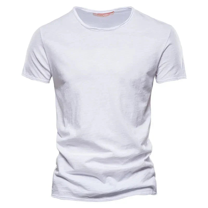 Men's Soft Cotton T-Shirt Lightweight Relaxed Fit Everyday Casual