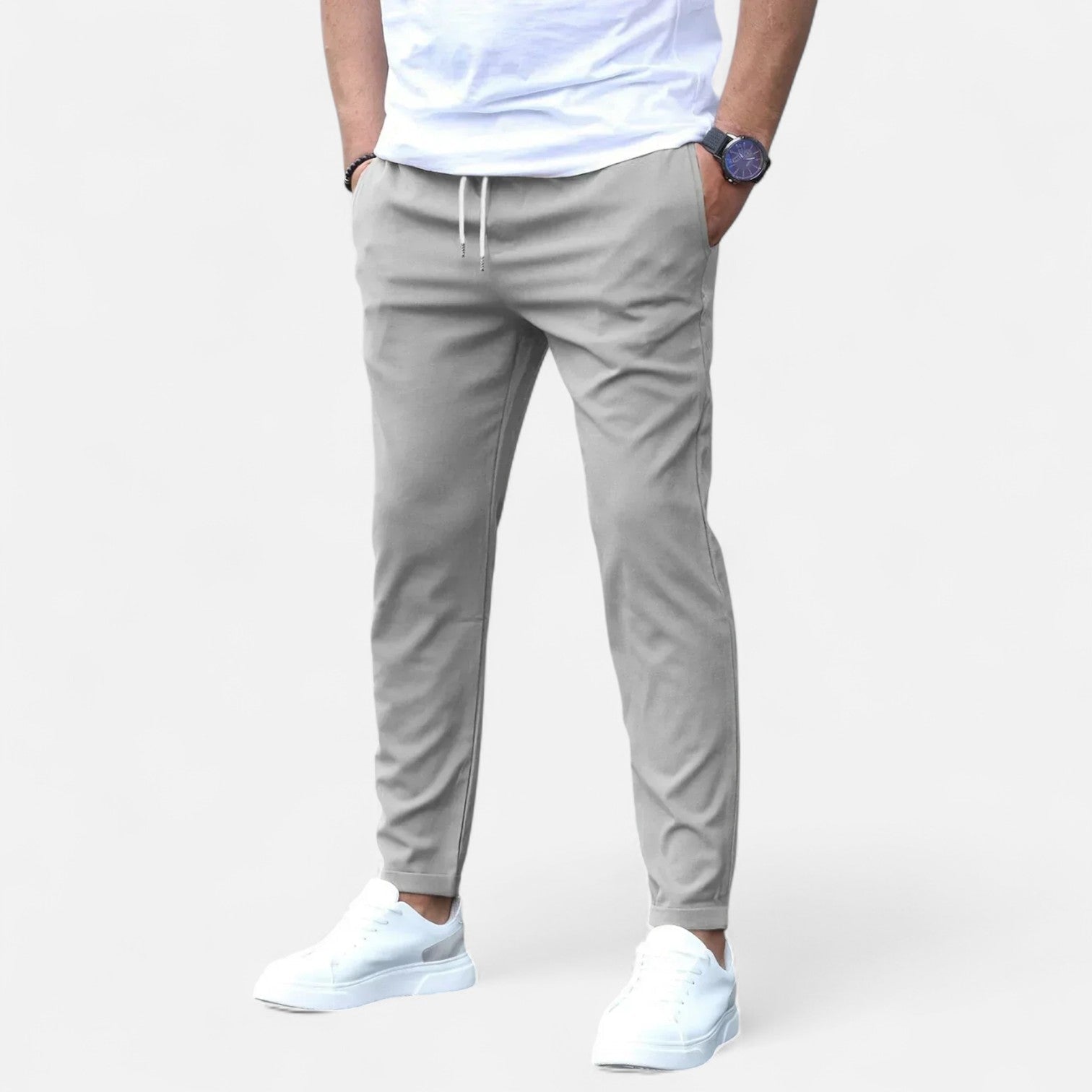 Men's Stretch Formal Trousers for Dynamic Comfort Smart Occasions