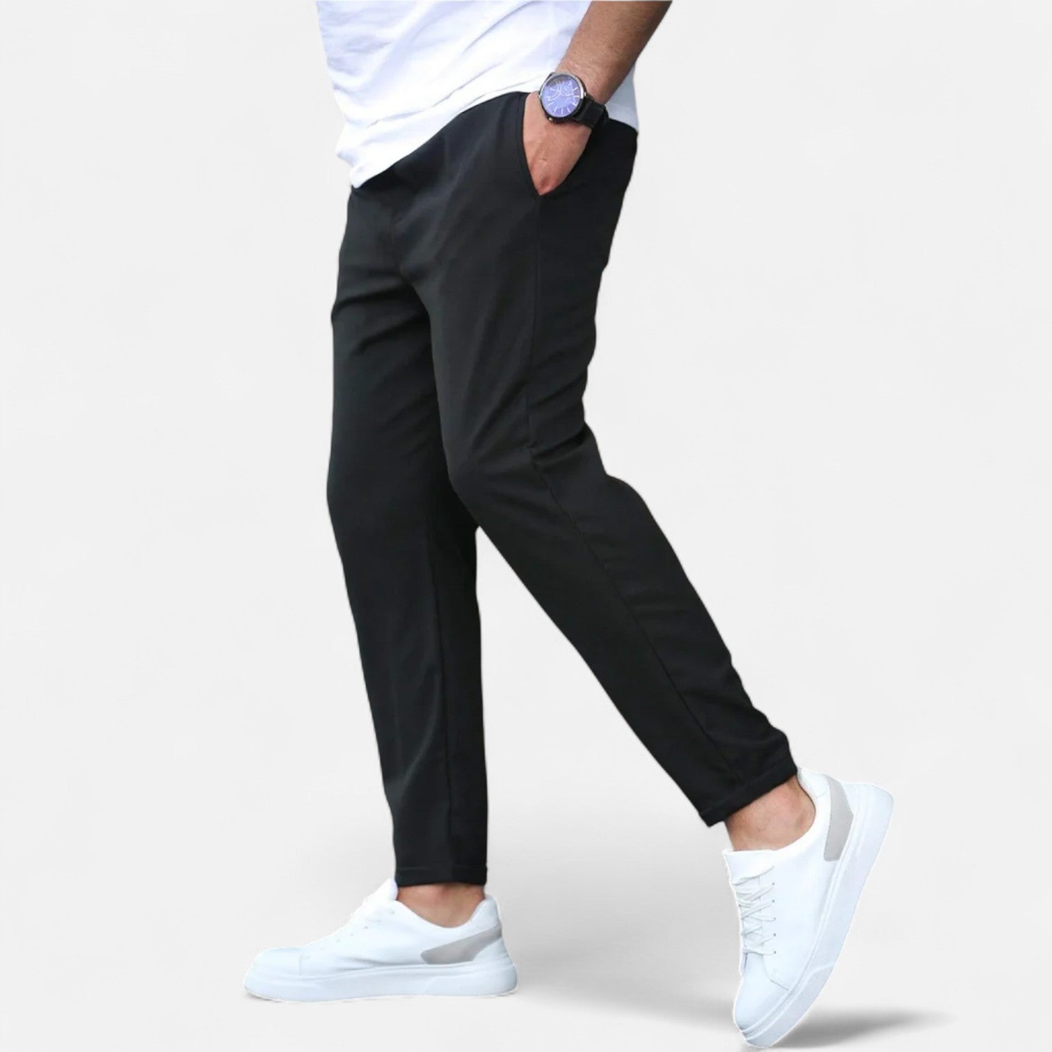 Men's Stretch Formal Trousers for Dynamic Comfort Smart Occasions