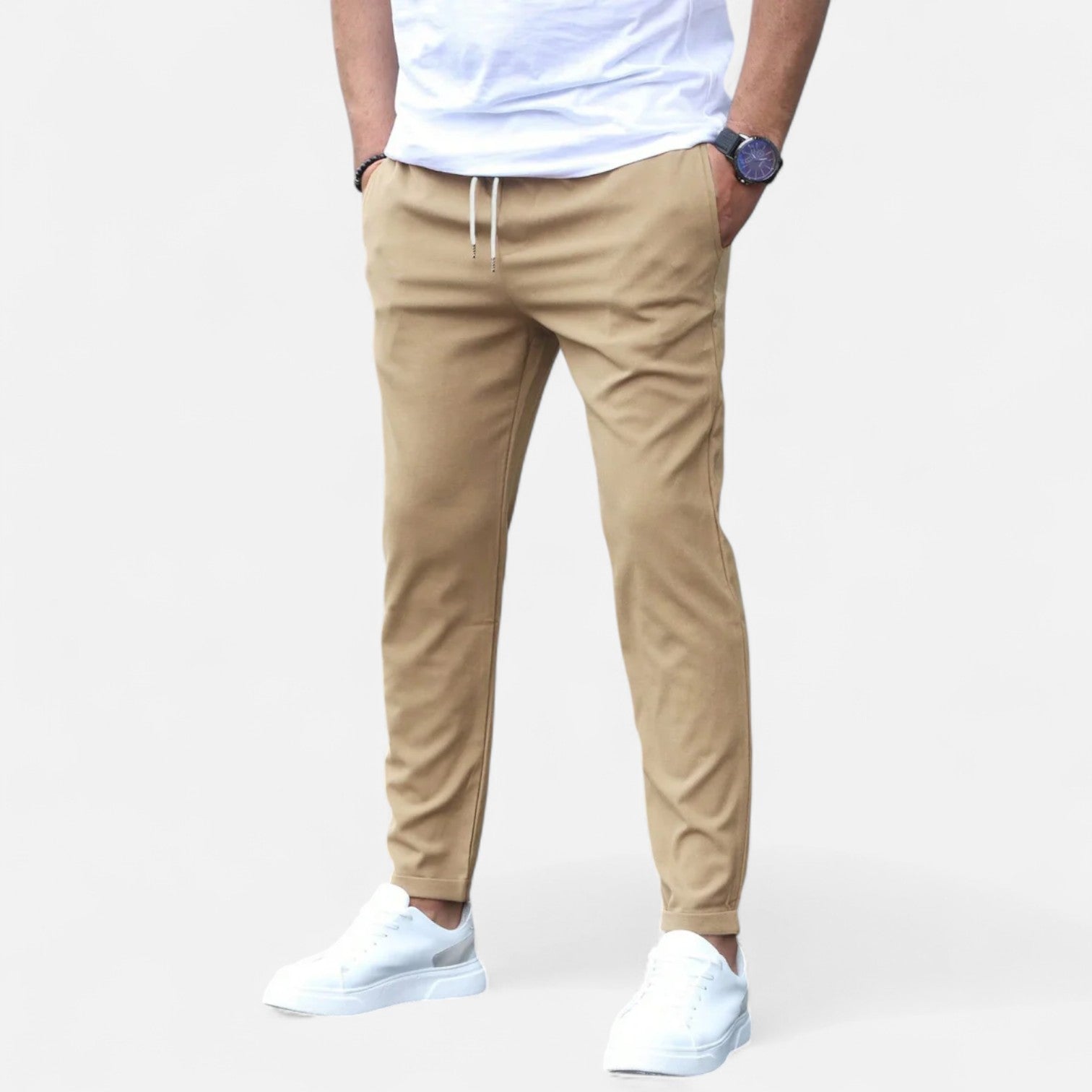 Men's Stretch Formal Trousers for Dynamic Comfort Smart Occasions