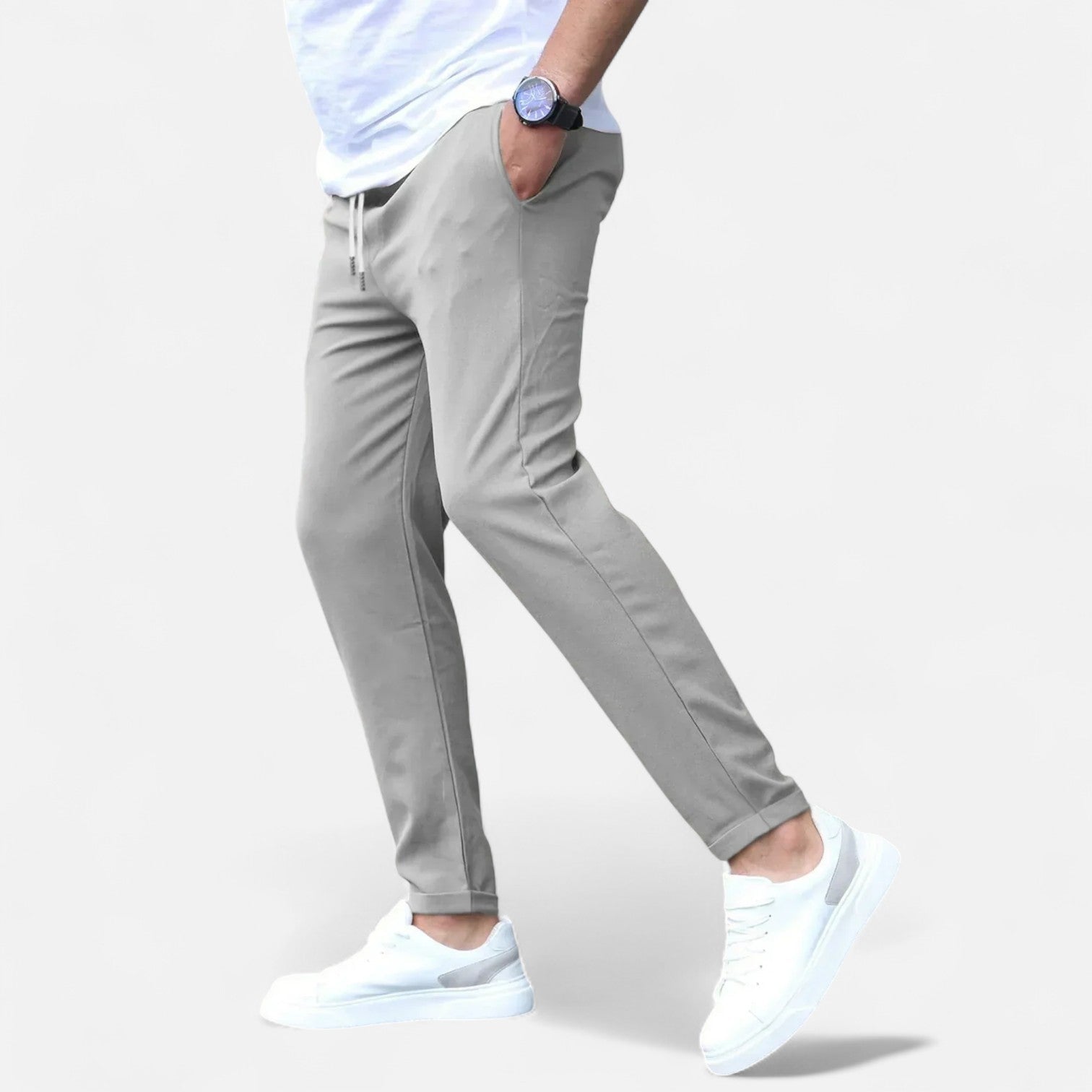 Men's Stretch Formal Trousers for Dynamic Comfort Smart Occasions