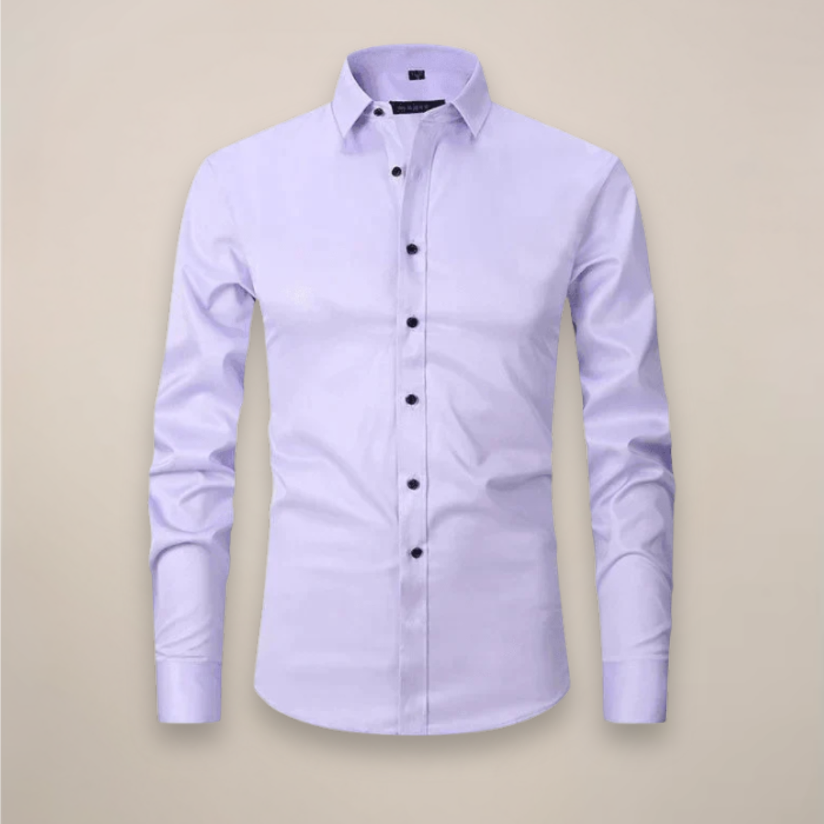 Men's Structured Fit Wrinkle-Free Long Sleeve Button-Down Shirt