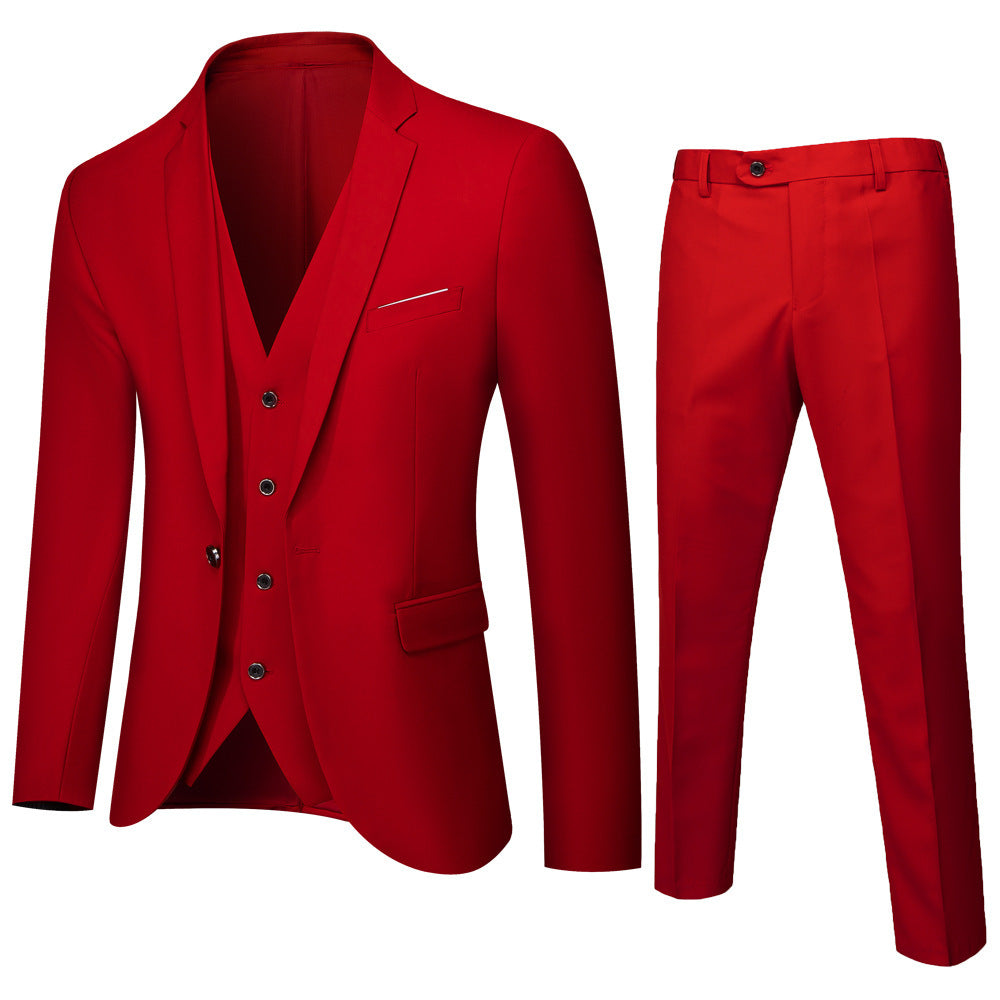 Men's Two-Piece Suit Elegant Slim Fit Wedding and Formal Events