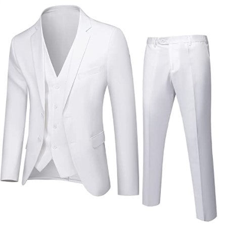 Men's Two-Piece Suit Elegant Slim Fit Wedding and Formal Events