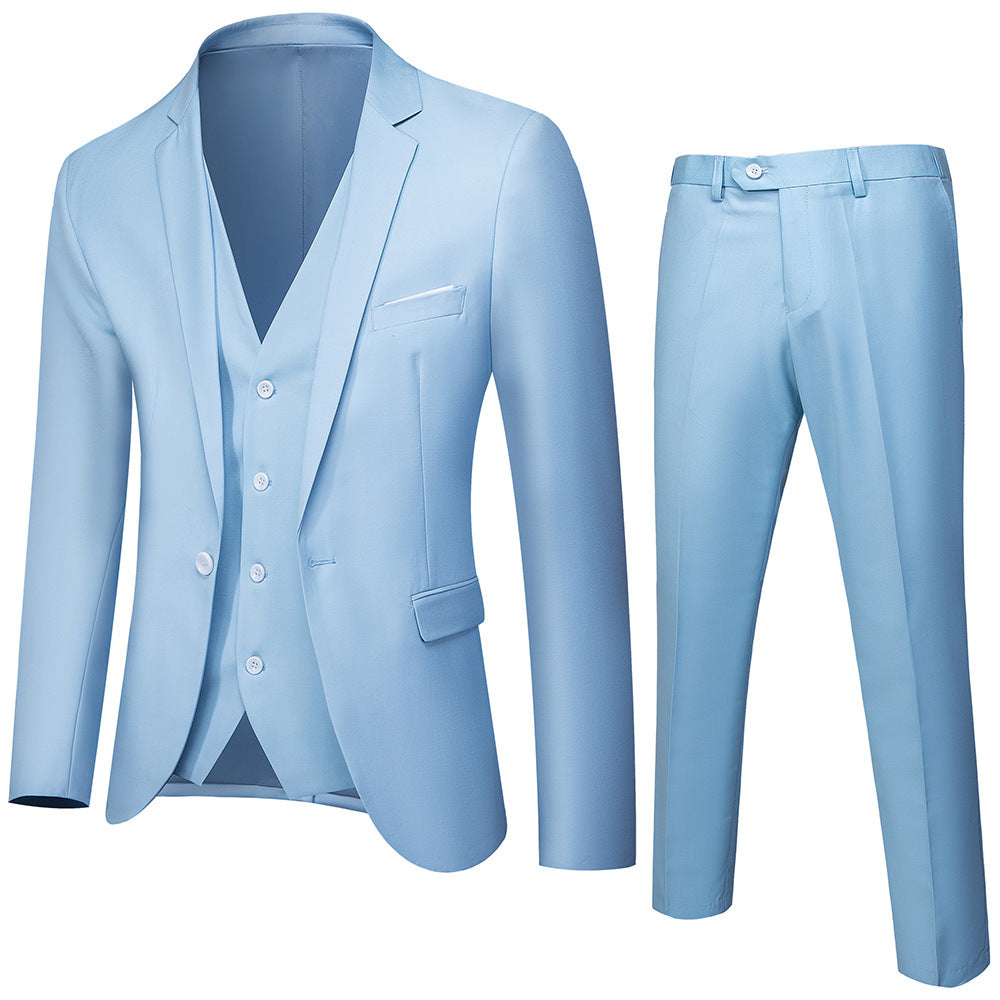 Men's Two-Piece Suit Elegant Slim Fit Wedding and Formal Events