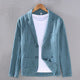 Men's Unstructured Linen Summer Suit Blazer Smart Casual