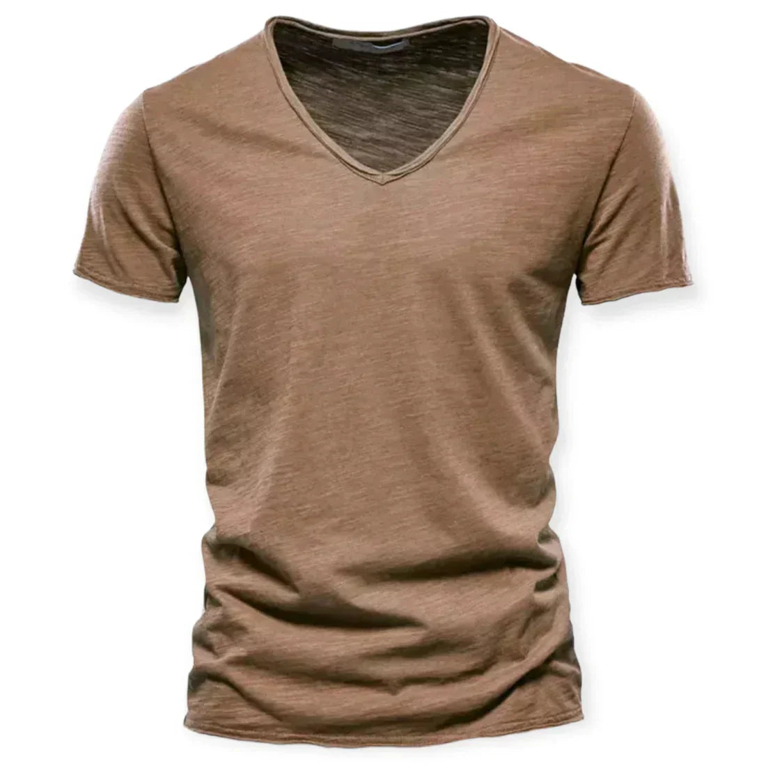 Men's V-Neck T-Shirt Lightweight Breathable Casual Everyday Top