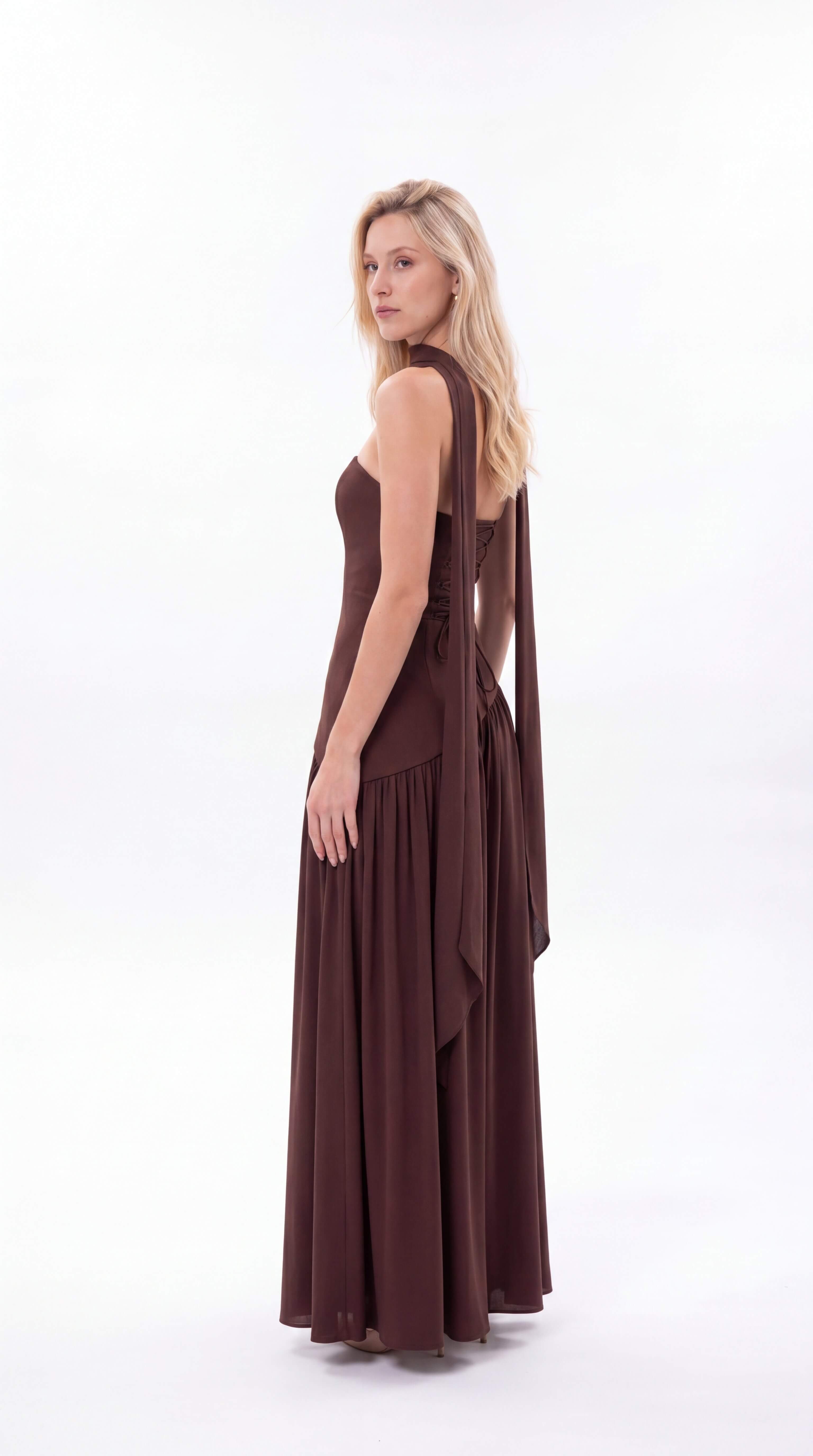 Women's Corset Bustier Maxi Dress Wedding Guest Prom Summer - 2