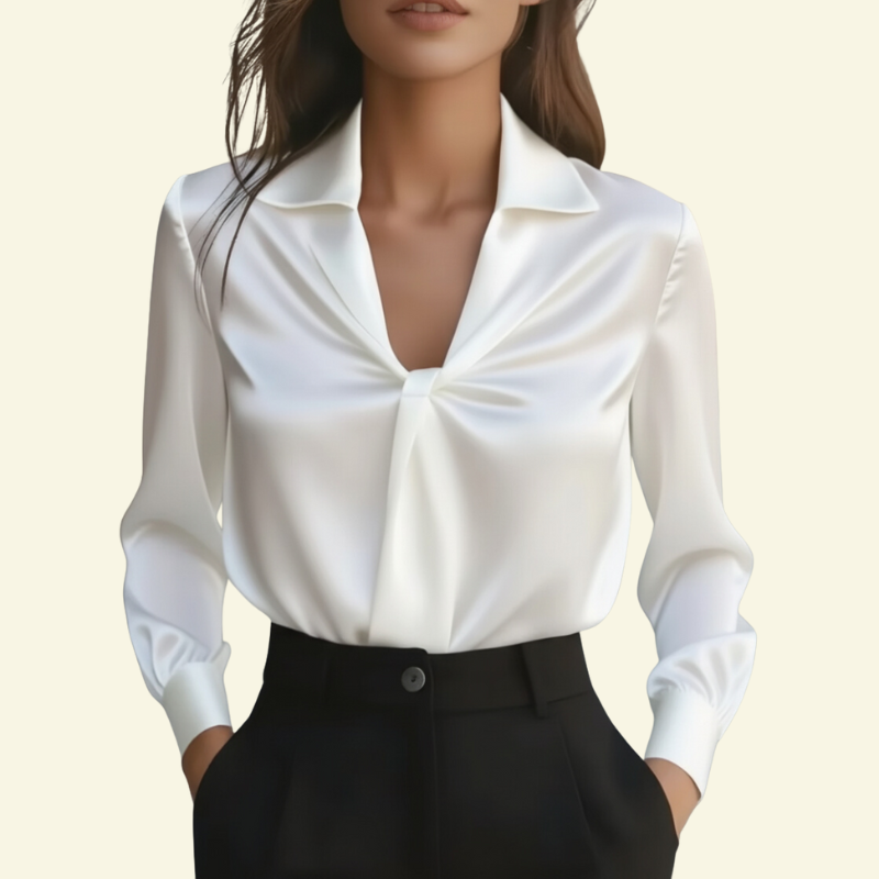 Women's Elegant Refined Blouse Sophisticated Feminine Timeless Style