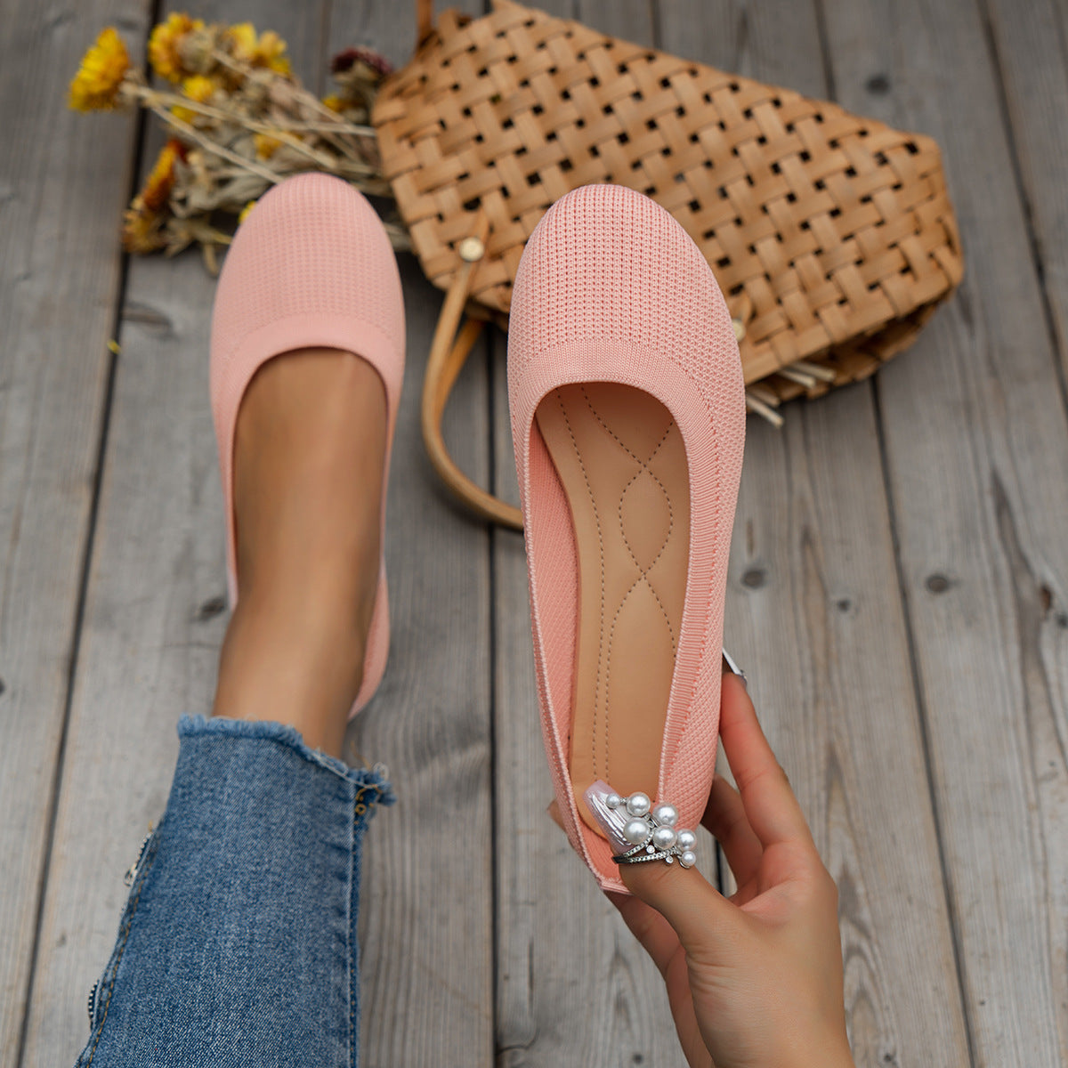 Women's Lightweight Orthopedic Slip-On Shoes for Daily Comfort - 8
