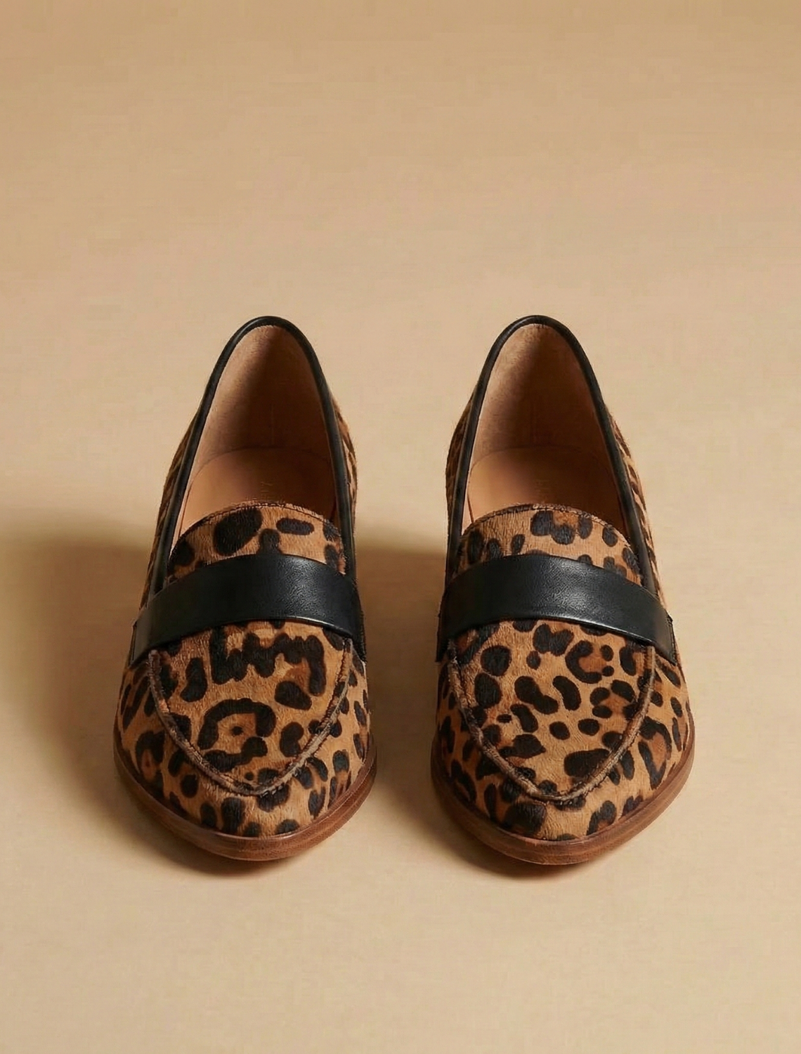 Women's Penny Loafers Rounded Toe Low Block Heel Slip On